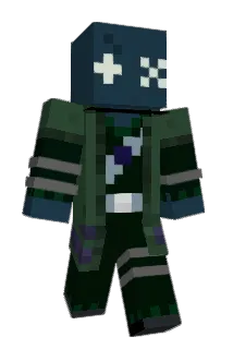 Flametooth Minecraft avatar full body
