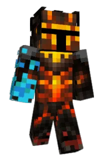 Flaming_knight1 Minecraft avatar full body
