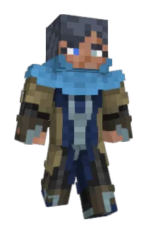 Flammesco Minecraft avatar full body