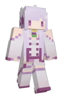 Flammulina Minecraft avatar full body