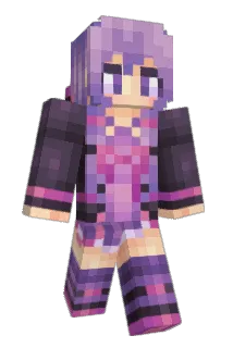 FlashViolet Minecraft avatar full body