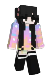 Flatness Minecraft avatar full body
