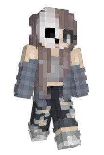 Fleshsuit Minecraft avatar full body