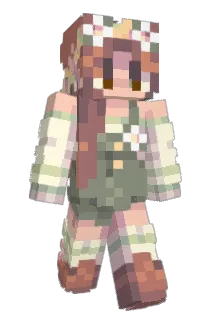 FloLilac Minecraft avatar full body