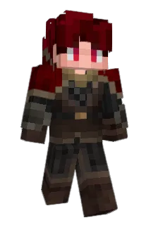 Flo_RED Minecraft avatar full body