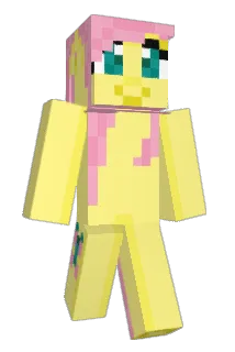 Flootershy Minecraft avatar full body