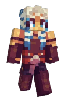 Florahsoka Minecraft avatar full body
