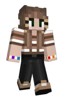 FlowerLovesWater Minecraft avatar full body
