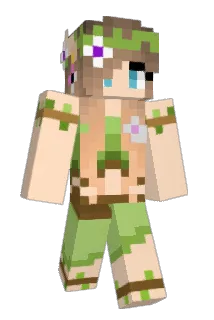 FlowraPipou Minecraft avatar full body