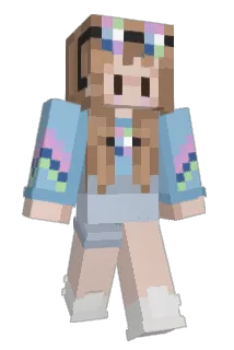 Flowza Minecraft avatar full body