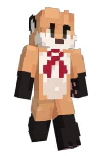 FluffedUpFox Minecraft avatar full body
