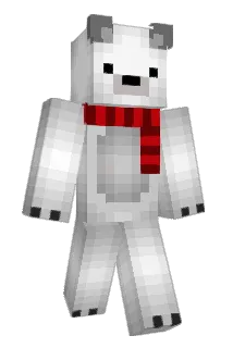 FluffieBear Minecraft avatar full body
