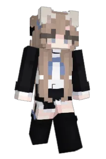 FluffyBlue007 Minecraft avatar full body