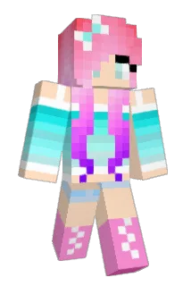 FluffyPinkPillow Minecraft avatar full body