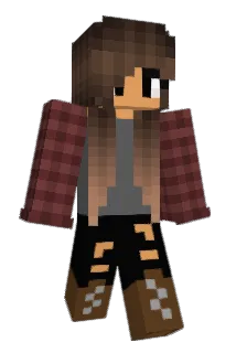 FluffySnowflake Minecraft avatar full body