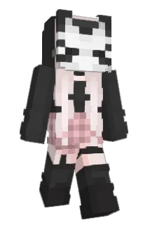 Fluffytoothless Minecraft avatar full body