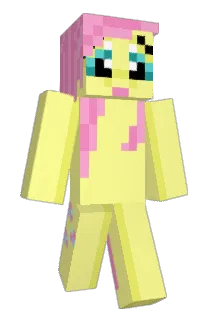 Fluttershyi Minecraft avatar full body