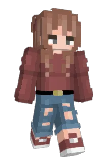 FoLinSona Minecraft avatar full body