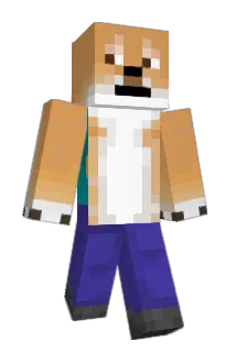 Fokslenni Minecraft avatar full body