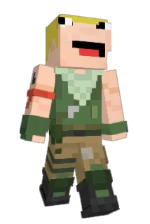 Fortnitemokeyman Minecraft avatar full body