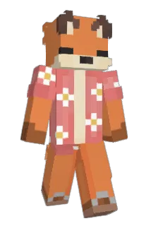 Fox45 Minecraft avatar full body