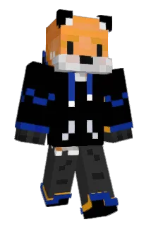FoxFireX Minecraft avatar full body