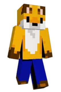 FoxMutant Minecraft avatar full body