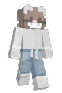 FoxPeach Minecraft avatar full body