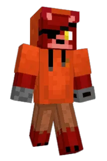 Foxferret Minecraft avatar full body