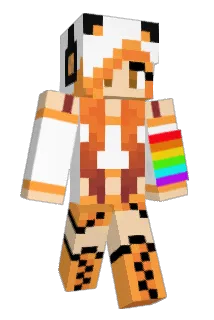 FoxieJunior Minecraft avatar full body