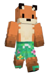 Foxinebox Minecraft avatar full body