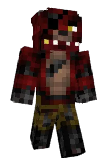 Foxy4 Minecraft avatar full body