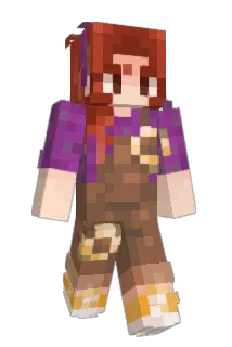 FoxyBlocks Minecraft avatar full body