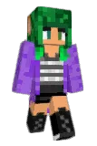 FoxyFille Minecraft avatar full body