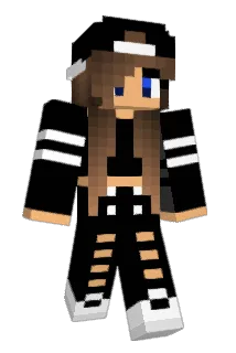 FoxyGirl0606 Minecraft avatar full body