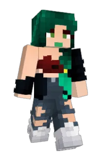 FoxyLou Minecraft avatar full body