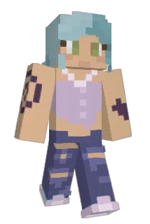 FrJustVibin Minecraft avatar full body