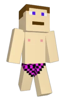 Fragbro Minecraft avatar full body