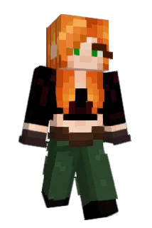 FreckledZebra Minecraft avatar full body