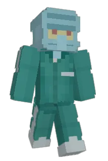 Freezerman Minecraft avatar full body