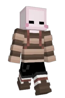 Friendlyghostie Minecraft avatar full body