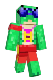 FriesCon Minecraft avatar full body