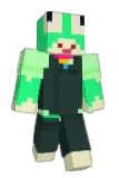Froglime Minecraft avatar full body