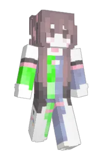 Frosaurus Minecraft avatar full body