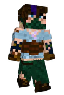 FrosteBit Minecraft avatar full body