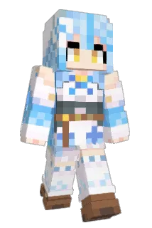 FubukiWaifu Minecraft avatar full body
