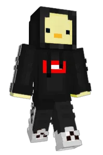 Fujitsu Minecraft avatar full body
