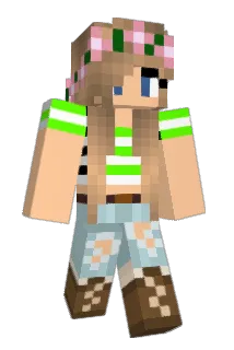 FunGreenMonkey Minecraft avatar full body