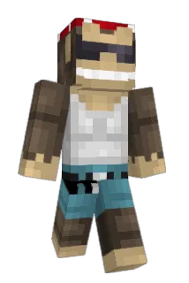 Funkapuss Minecraft avatar full body