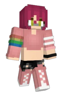 Funnehwolf Minecraft avatar full body